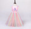 Unicorn Short Sleeve Girls Princess Dress